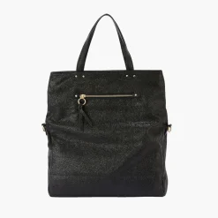 Grand sac shopper noir Pasqua