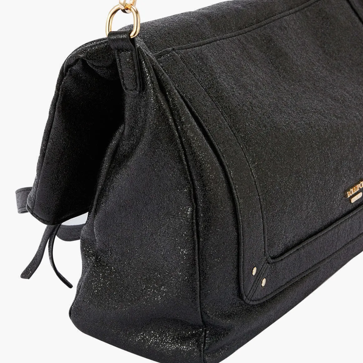 Grand sac shopper noir Pasqua