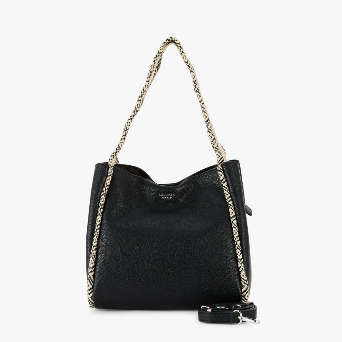 Grand sac shopper noir Pema