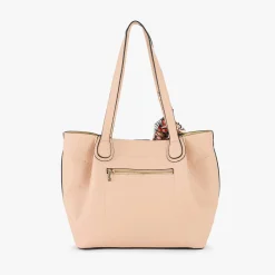 Grand sac shopper nude Priska