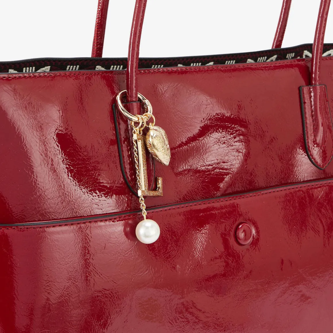 Grand sac shopper rouge Rosario