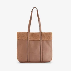 Grand sac shopper taupe Reyana