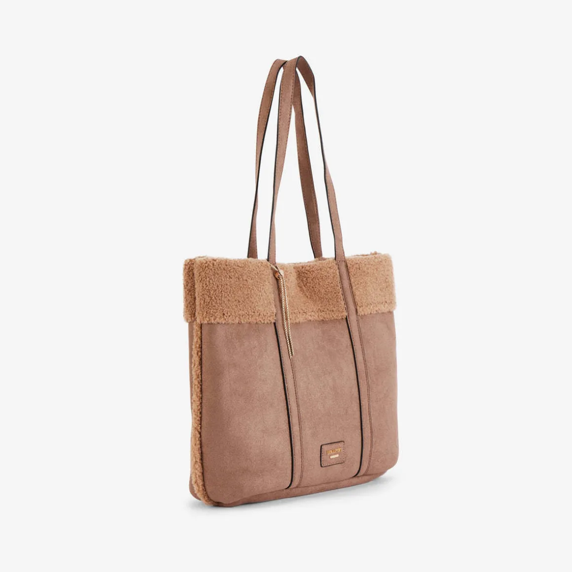 Grand sac shopper taupe Reyana