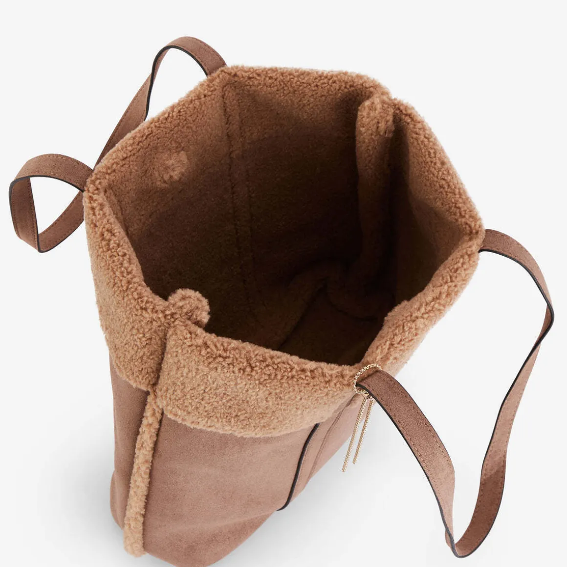 Grand sac shopper taupe Reyana