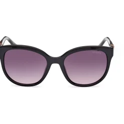 GU7877 Lunettes de soleil, Noir/Fumée, 56 mm