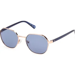 GU00116 Lunettes de soleil, Or/Bleu, 51 mm