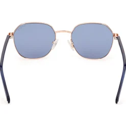GU00116 Lunettes de soleil, Or/Bleu, 51 mm