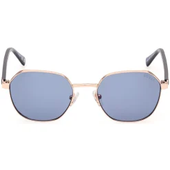 GU00116 Lunettes de soleil, Or/Bleu, 51 mm