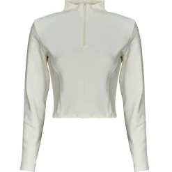 HALF-ZIP MOCK NECK LONG SLEEVE TOP