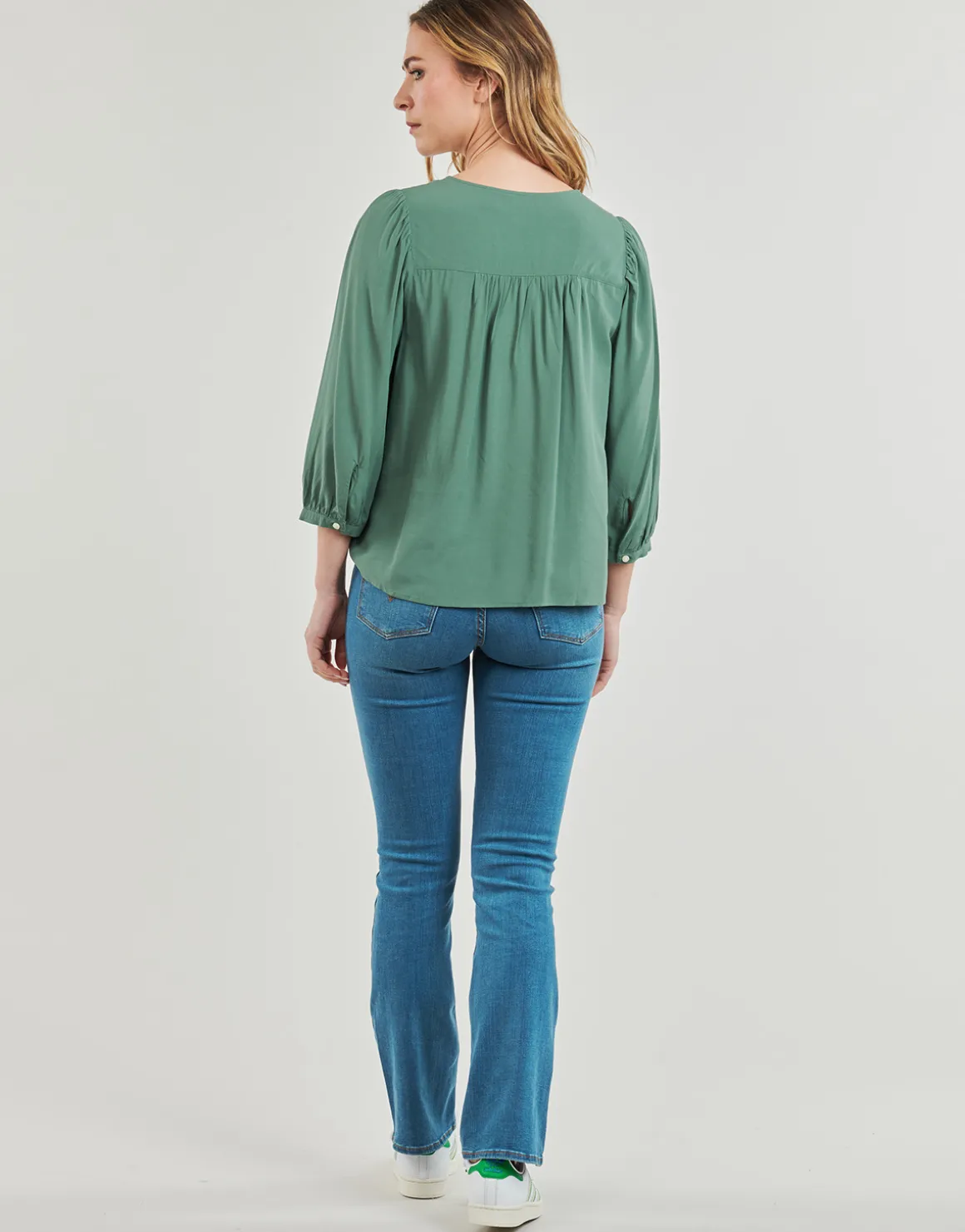 HALSEY 3/4 SLV BLOUSE