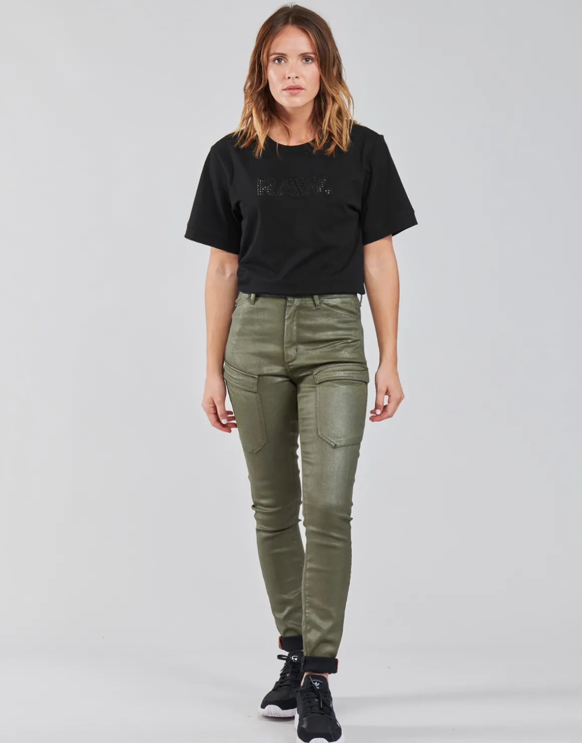 HIGH G-SHAPE CARGO SKINNY PANT WMN