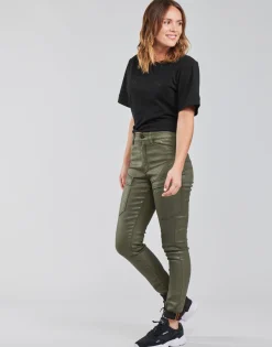 HIGH G-SHAPE CARGO SKINNY PANT WMN