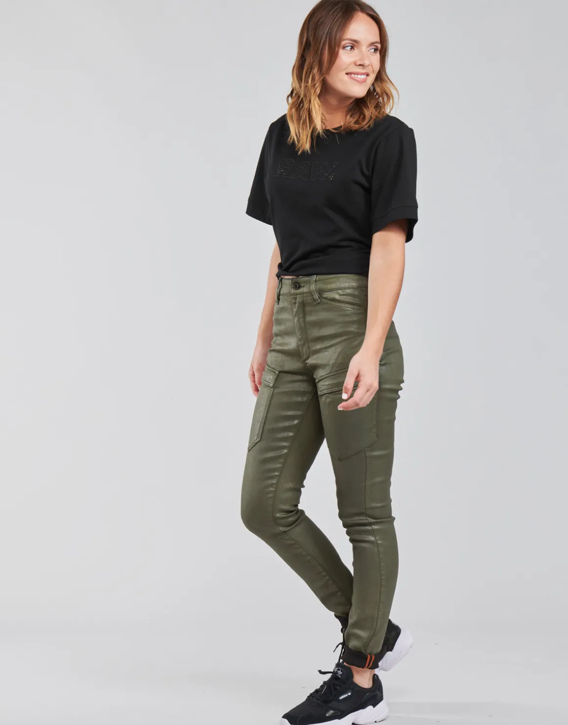 HIGH G-SHAPE CARGO SKINNY PANT WMN