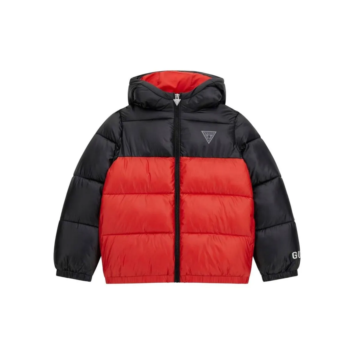 HOODED LS PADDED PUFFER W/ZIP
