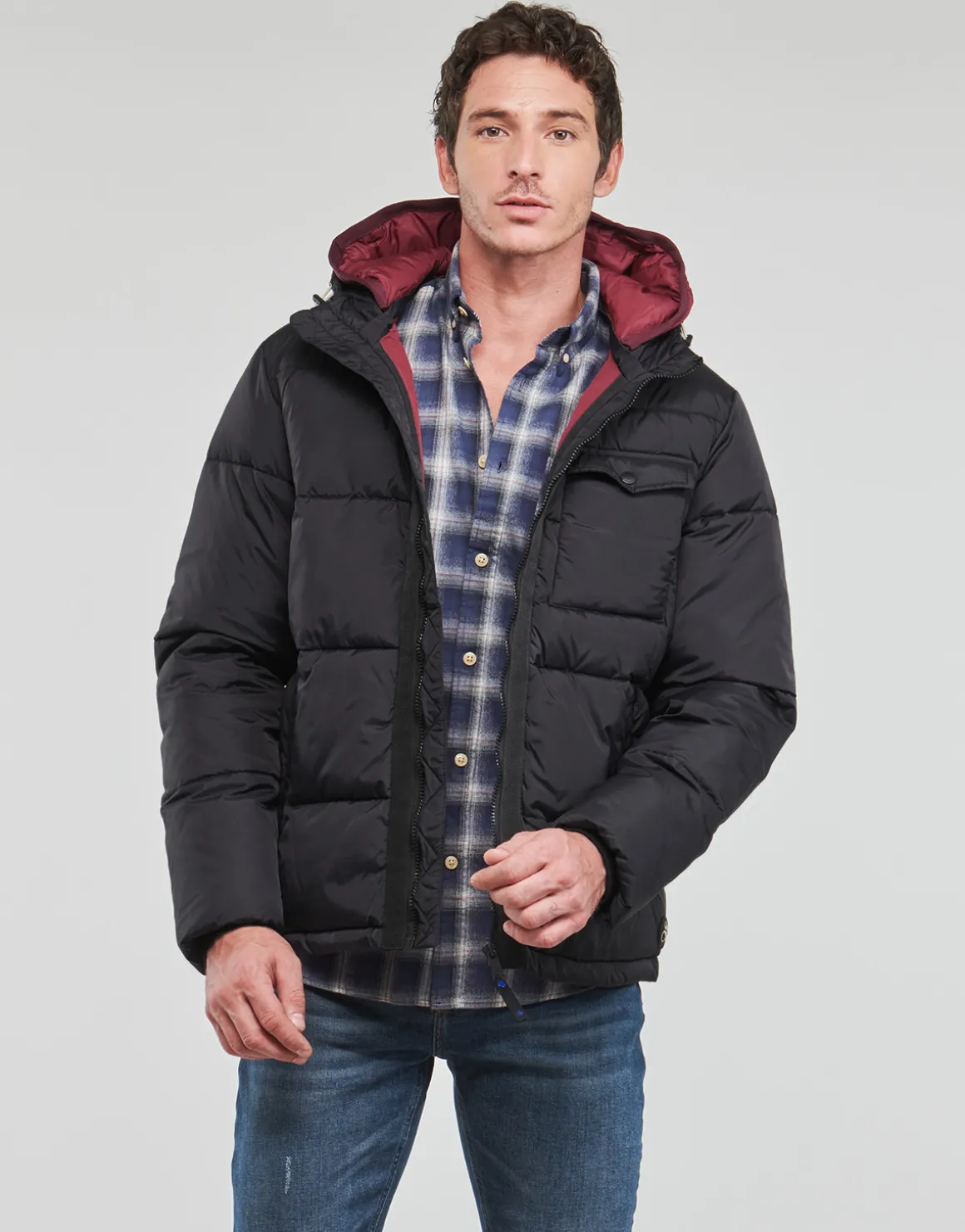 HOODED PUFFER JACKET