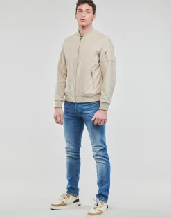 JJEROCKY FAUX SUEDE BOMBER