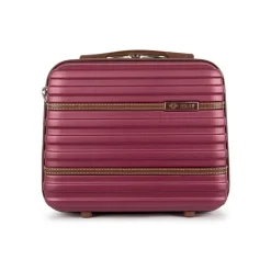 Kuferek Podróżny Mały Abs Stl957 Bordowy