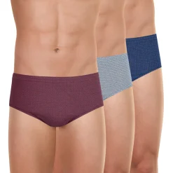 Lot de 3 slips taille haute fermé homme Trio Fantaisie