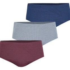 Lot de 3 slips taille haute fermé homme Trio Fantaisie