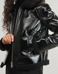 LS ANDREA FAUX SHEARLING JKT