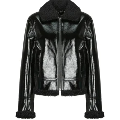 LS ANDREA FAUX SHEARLING JKT