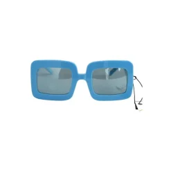 Lunettes de soleil bleues