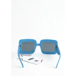 Lunettes de soleil bleues