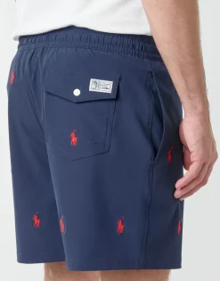 MAILLOT SHORT DE BAIN IMPRIME BRODERIE