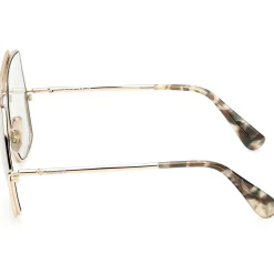 MM0006 ELSA Lunettes de soleil, Or/Fumée, 64 mm