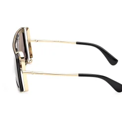 MM0119 JEAN Lunettes de soleil, Noir/Fumée, 57 mm