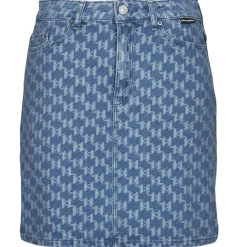 MONOGRAM JCQ DENIM SKIRT