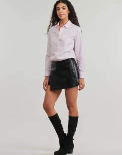 ONLREBEL HW FAUX LEATHER SKORT