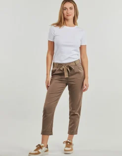 ONLRITA LOOSE CHECK LYREX BELT PANT TLR