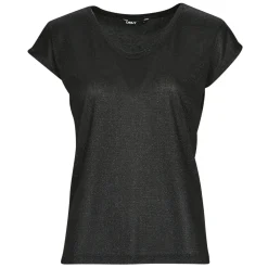 ONLSILVERY S/S V NECK LUREX TOP JRS