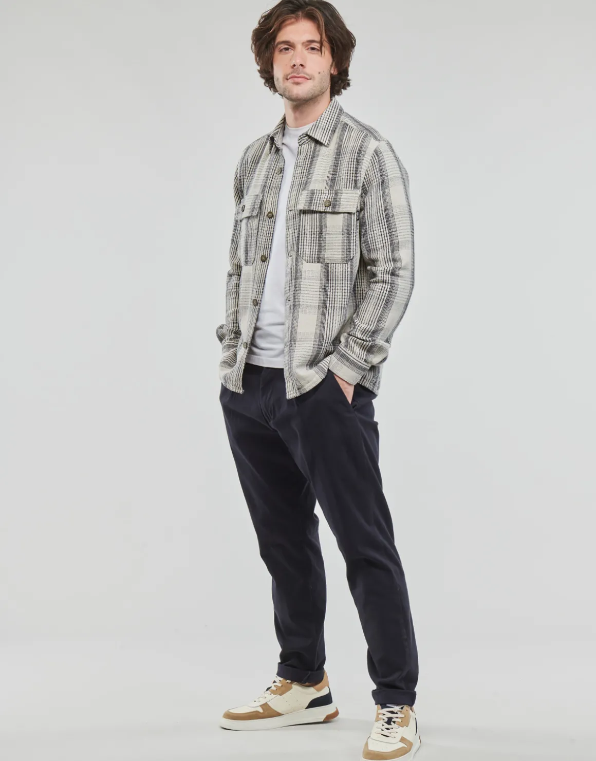 ONSSCOTT LS CHECK FLANNEL OVERSHIRT 4162