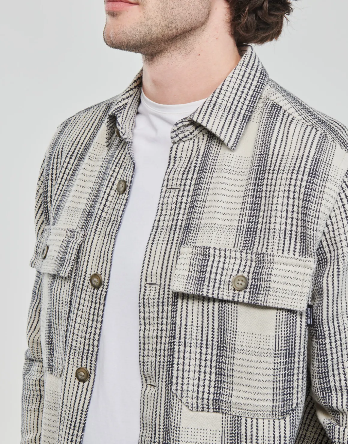 ONSSCOTT LS CHECK FLANNEL OVERSHIRT 4162