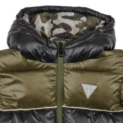 PADDED HOODED LS JACKET W/ZIP