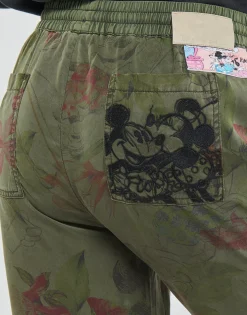 PANT_MICKEY CAMO FLOWERS