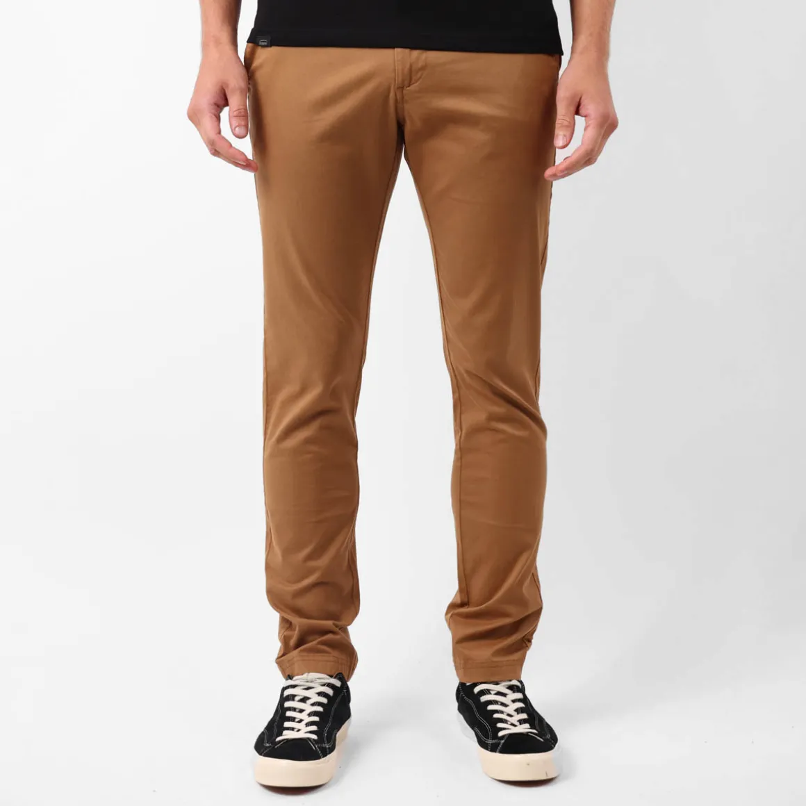 Pantalon chino uni stretch REANO