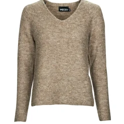 PCELLEN LS V-NECK KNIT