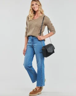 PCELLEN LS V-NECK KNIT