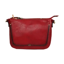 Pochette Cuir De Vachette Collet Végétal 66820