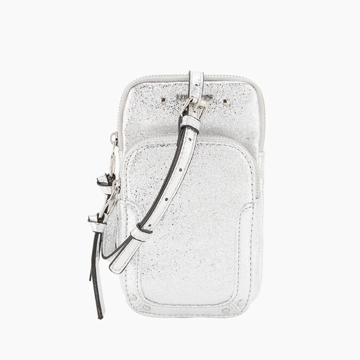 Pochette de téléphone argent Pasqua