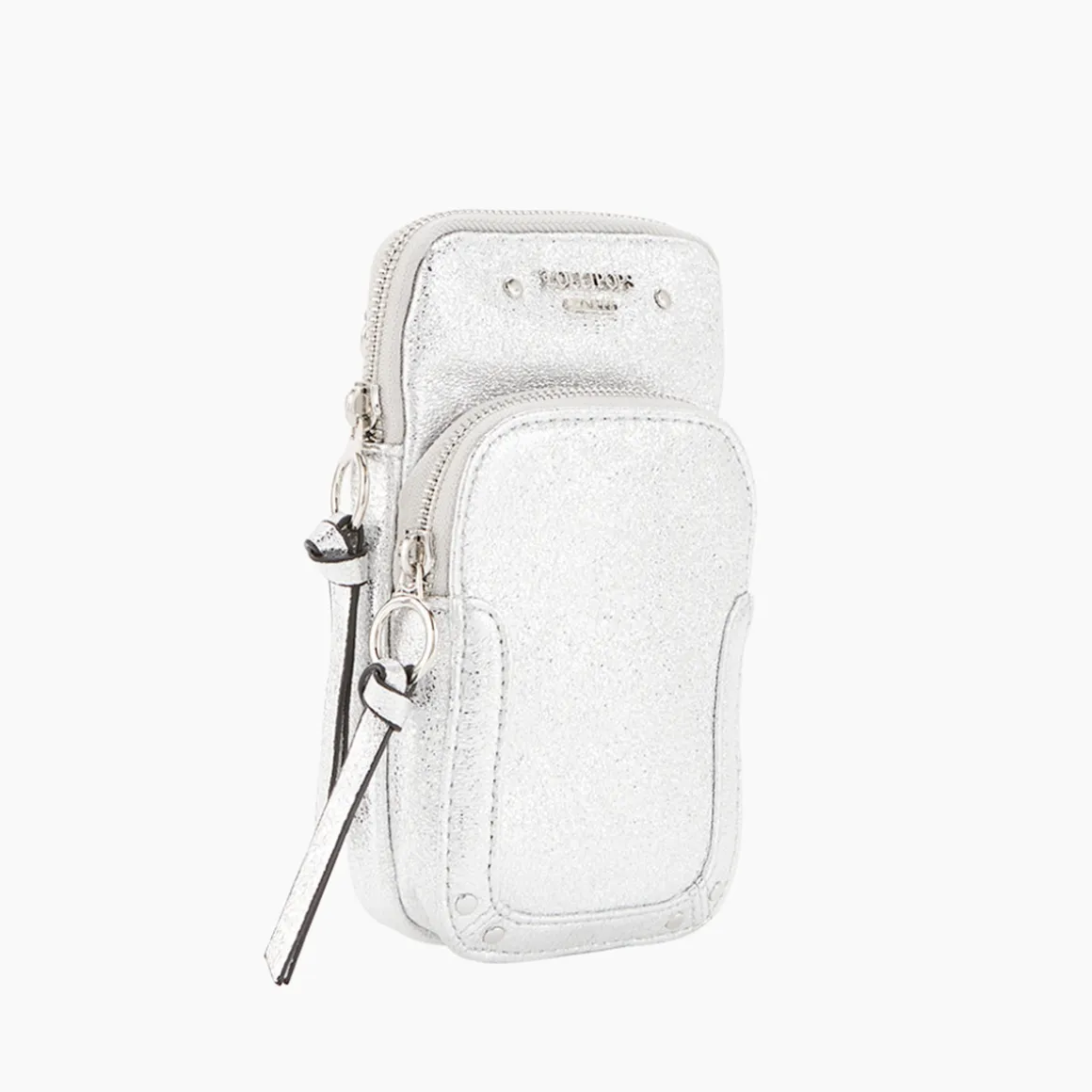 Pochette de téléphone argent Pasqua