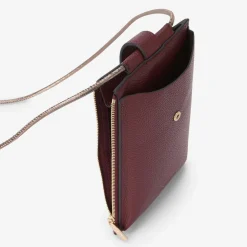Pochette de téléphone bordeaux Rocapina