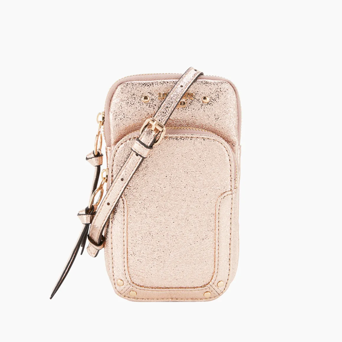 Pochette de téléphone dorée Pasqua