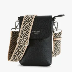 Pochette de téléphone noir Pema