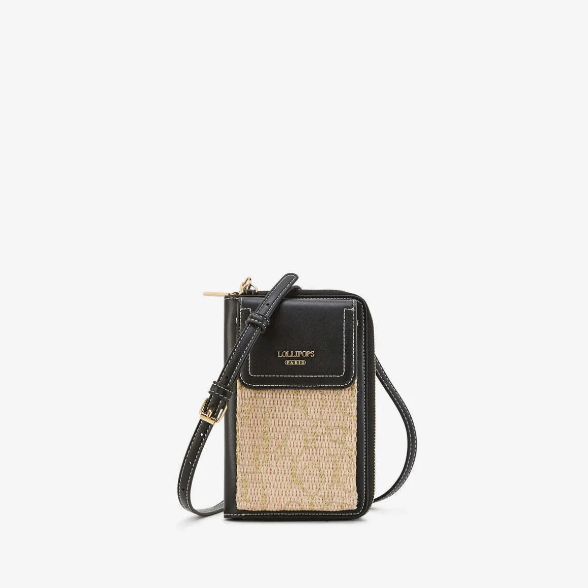 Pochette de téléphone noire Primavera