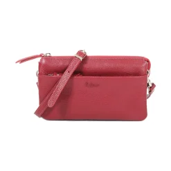 Pochette En Cuir De Vachette Grainé 69600