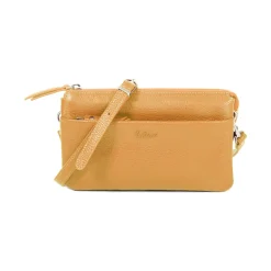 Pochette En Cuir De Vachette Grainé 69600